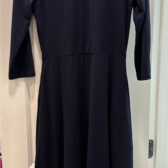 Pact Navy 3/4 Sleeve Midi Dress - Picture 5 of 7
